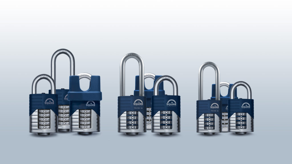 50mm 60mm HIGH SECURITY SQUIRE CP RANGE COMBINATION PADLOCKS 40mm 